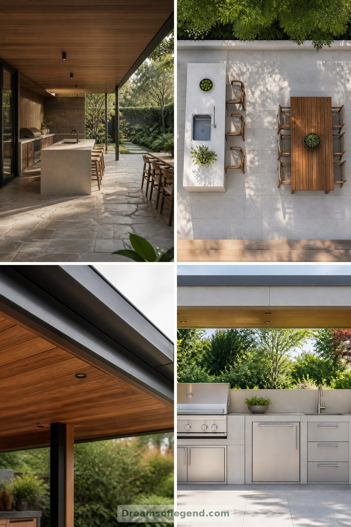 The Sheltered Outdoor Kitchen: A Dream Setup for All-Season Dining