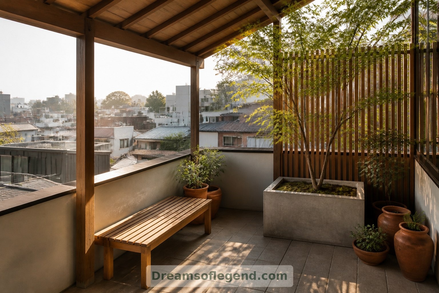 The proposed roof terrace offers outdoor breathing room, subject to structural, planning and privacy requirements.