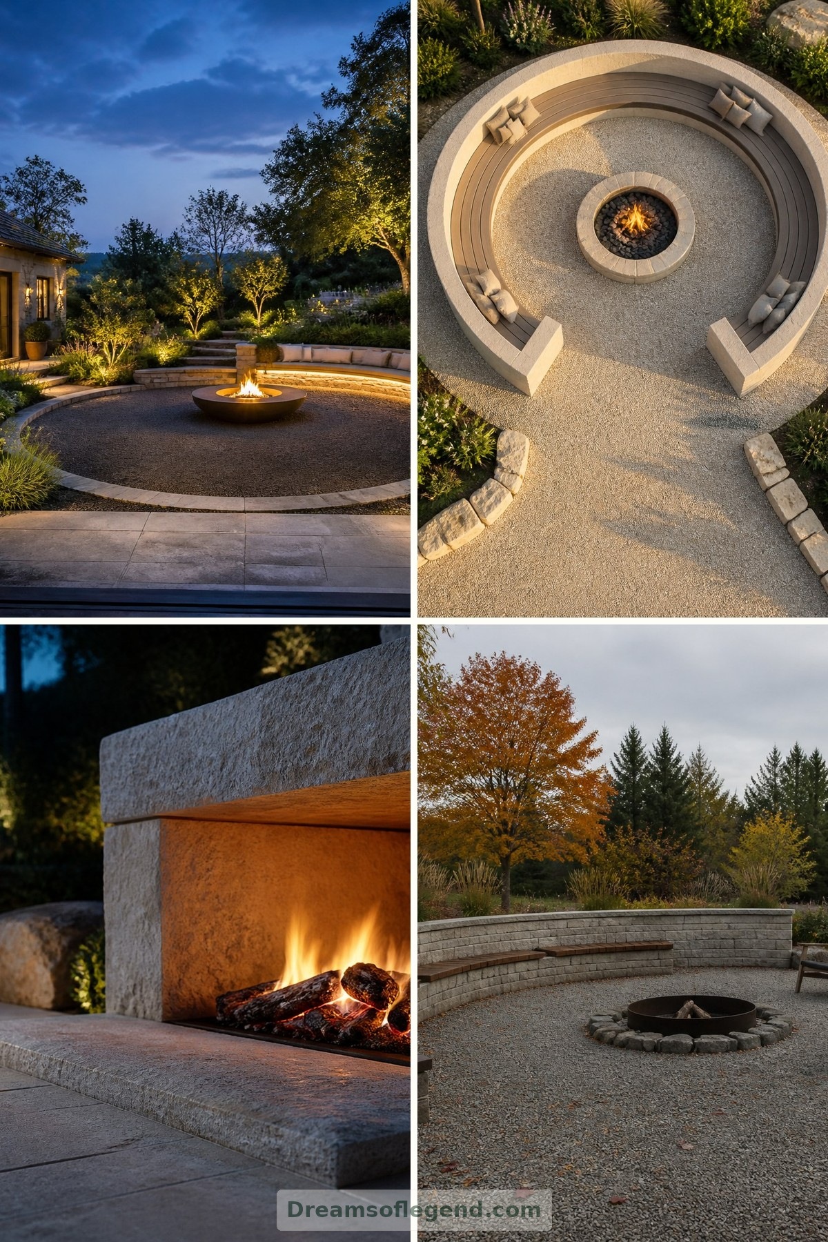 The Garden Fire Circle: A Gathering Place for Crisp Evenings