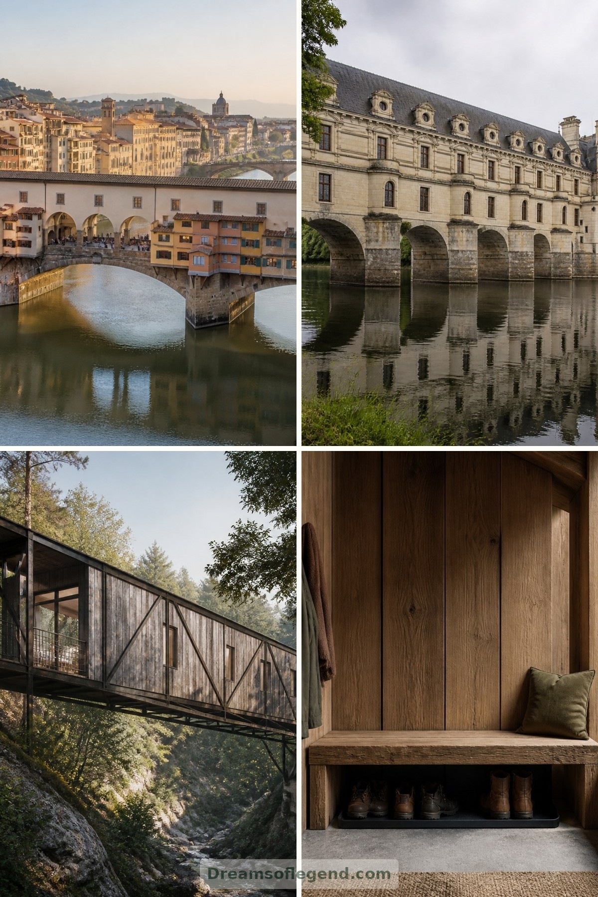 Edificios puente extraordinarios: arquitectura que cruza ríos y valles